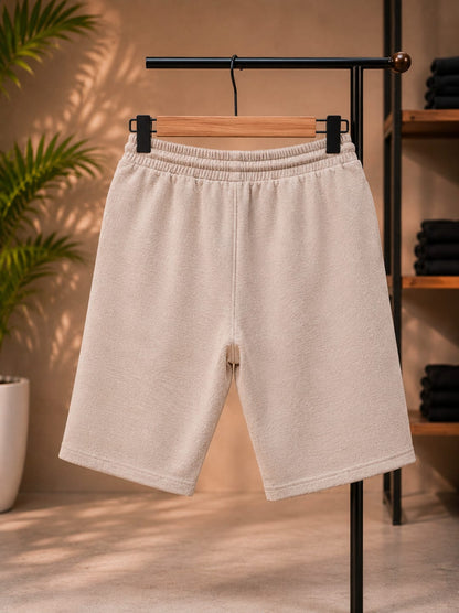 Terry Jersey Shorts (Beige)