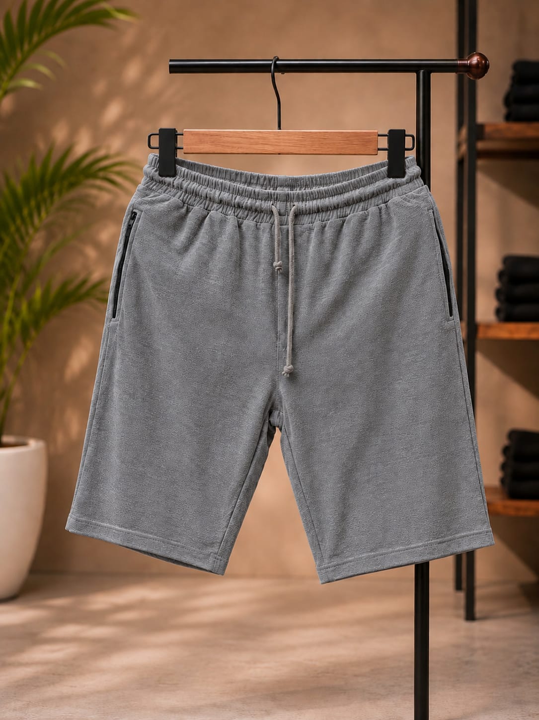Terry Jersey Shorts (Steel Grey)