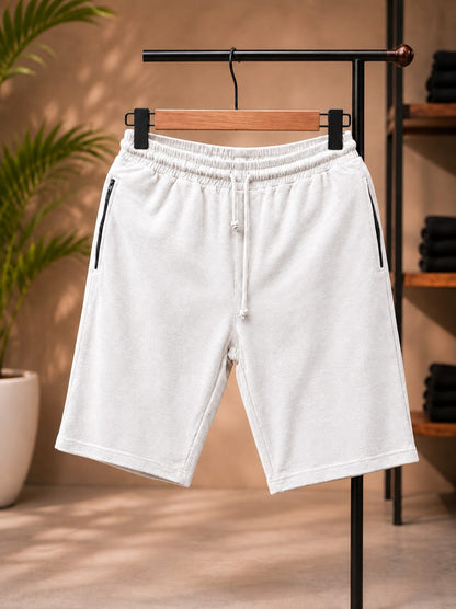 Terry Jersey Shorts (White)