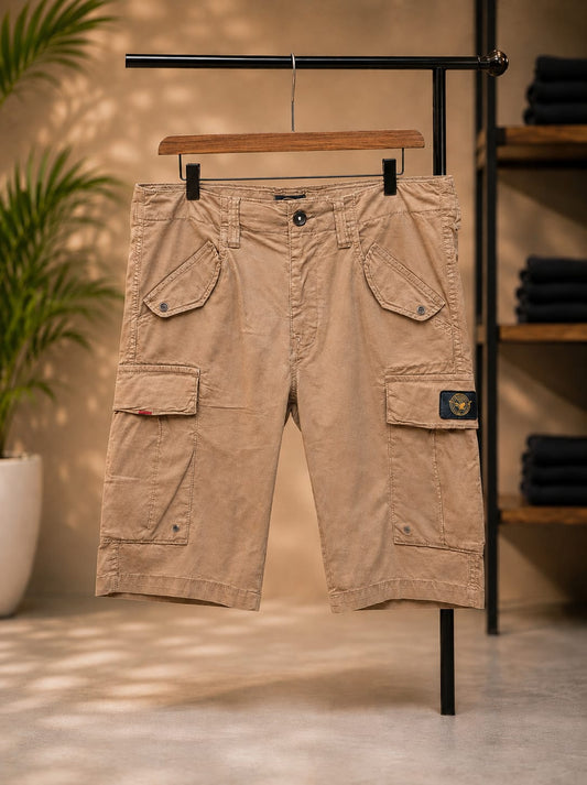 Cargo Shorts (Camel Brown)