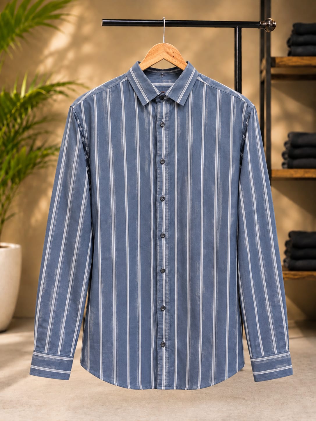 Blue Stripe Shirt