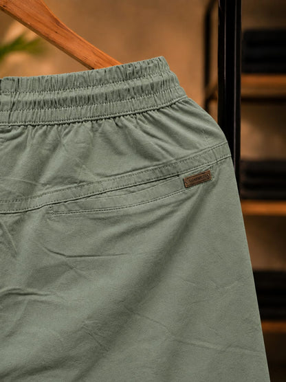 Korean Straight Fit Pants/Trousers (Sage Green)