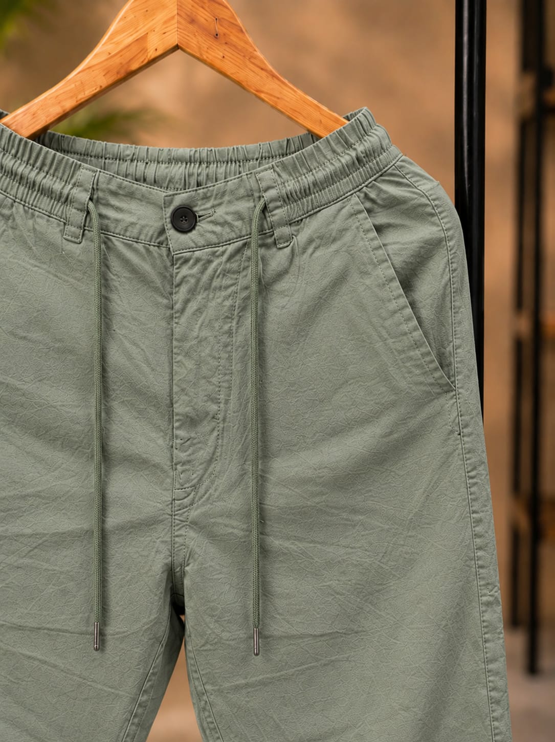 Korean Straight Fit Pants/Trousers (Sage Green)
