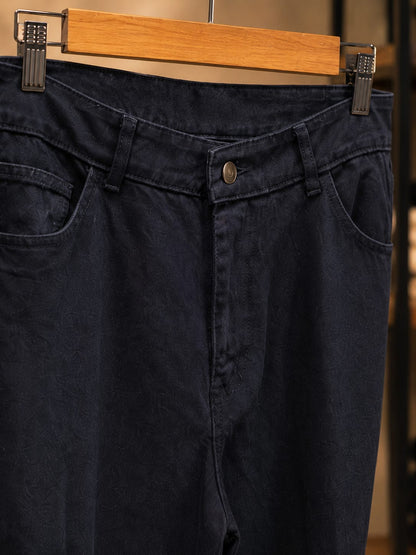Relaxed Fit Cargo Pants (Black)