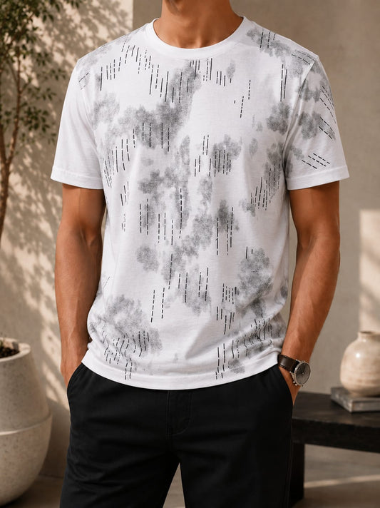 Abstract Premium Round Neck T-Shirt