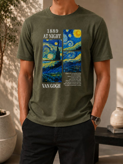 Printed Round Neck T-Shirt