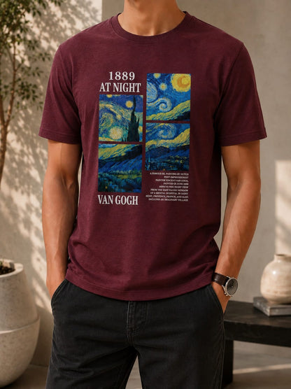 Printed Round Neck T-Shirt