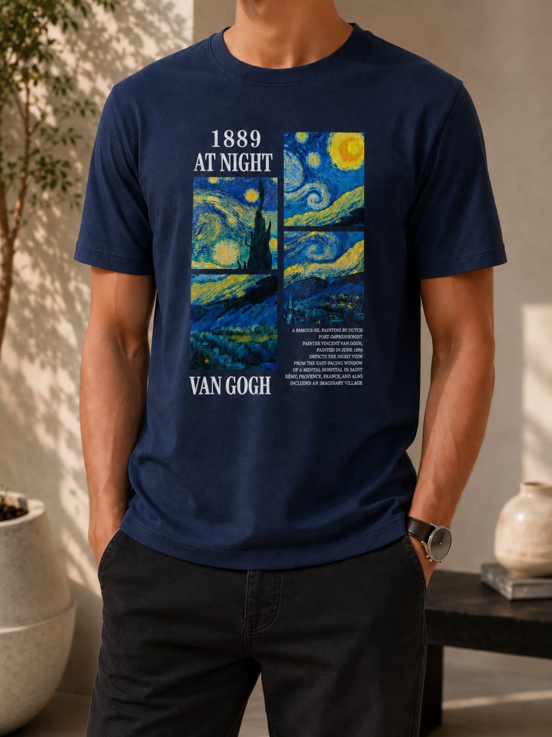 Printed Round Neck T-Shirt