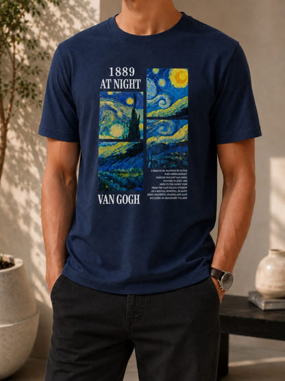 Printed Round Neck T-Shirt