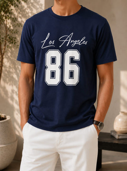 Printed Round Neck T-Shirt