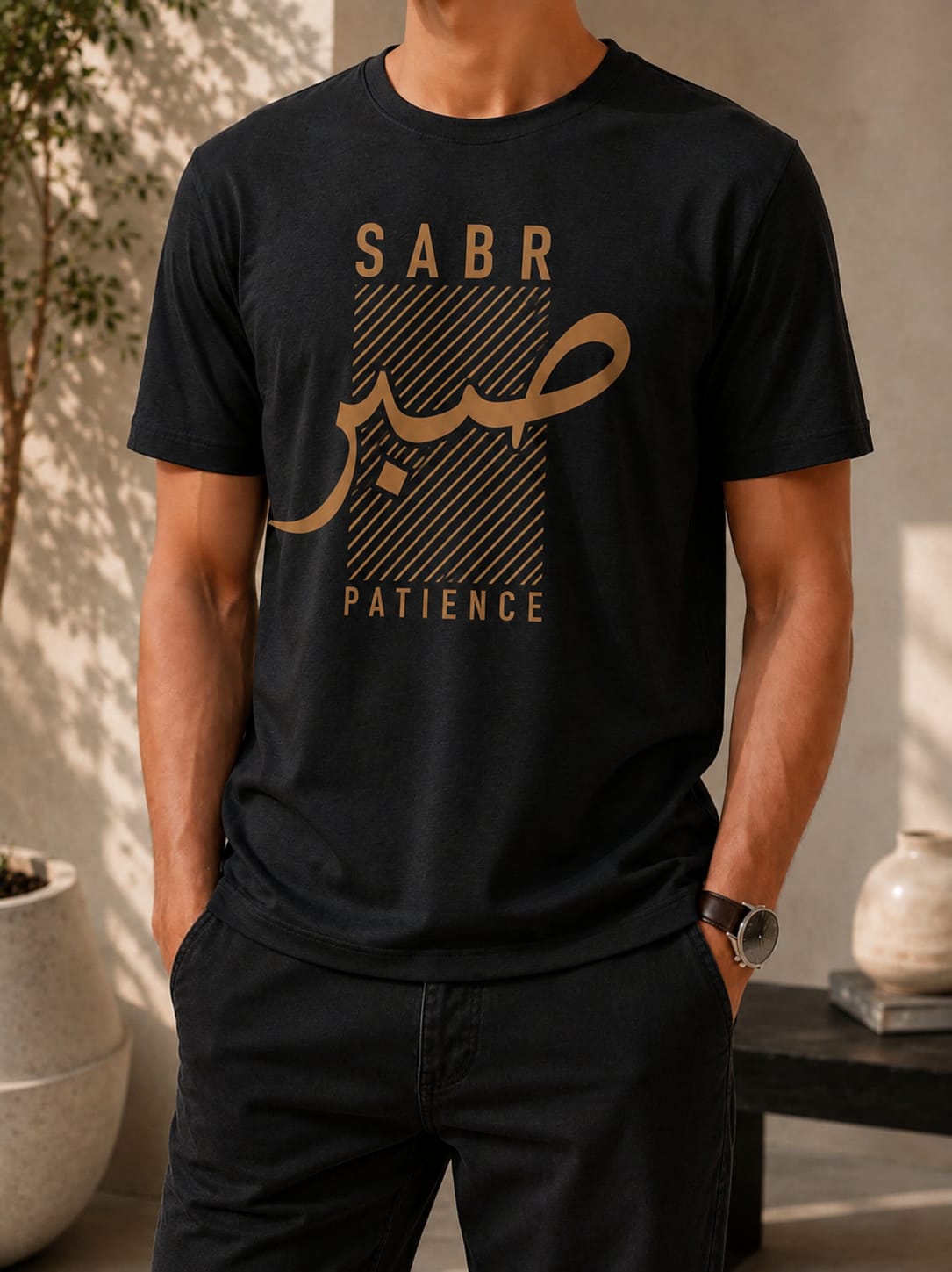 Printed Round Neck T-Shirt