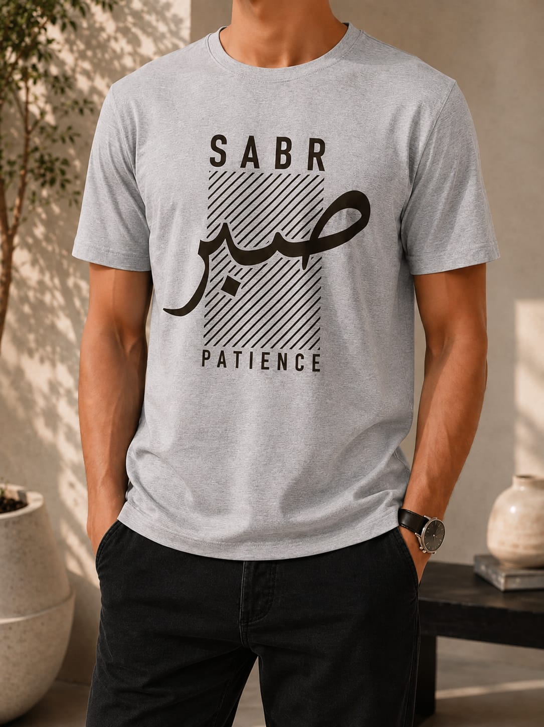 Printed Round Neck T-Shirt