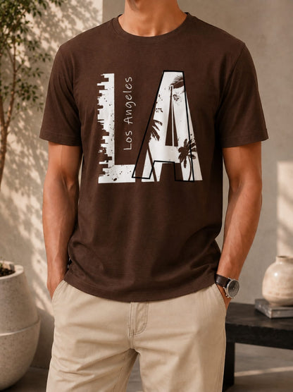Printed Round Neck T-Shirt
