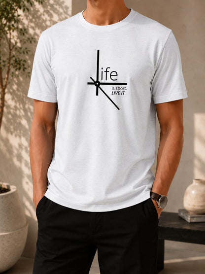 Printed Round Neck T-Shirt