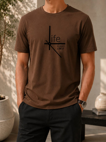 Printed Round Neck T-Shirt