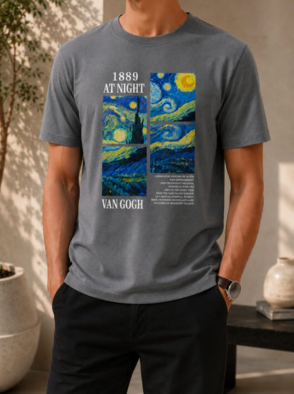Printed Round Neck T-Shirt